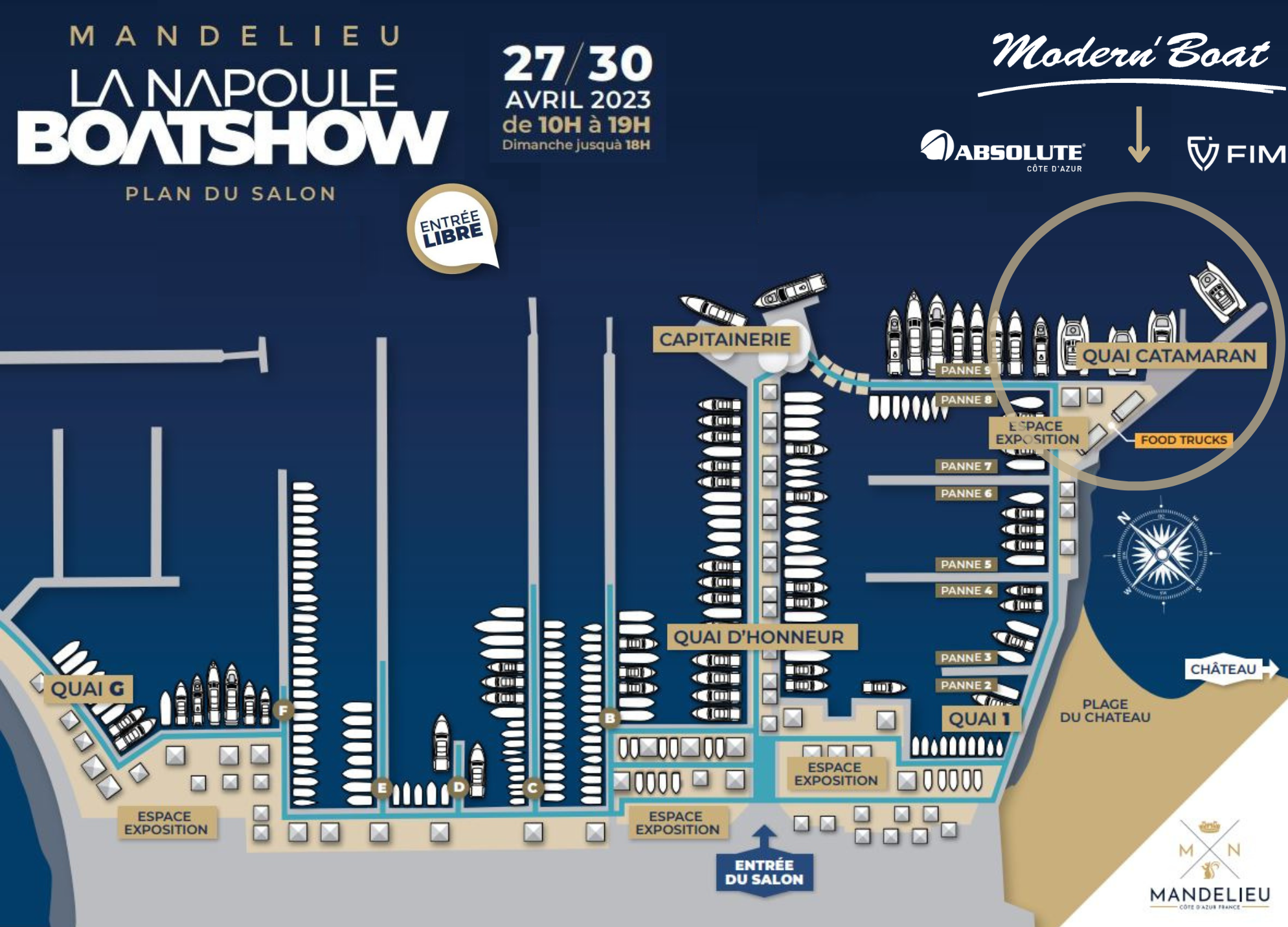 FIM YACHTS La Napoule Boat Show Mandelieu Modern Boat 2023